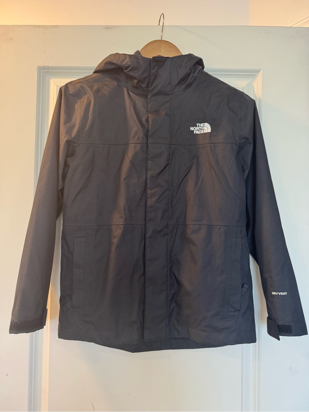 The North Face Black Hooded Kids Coat